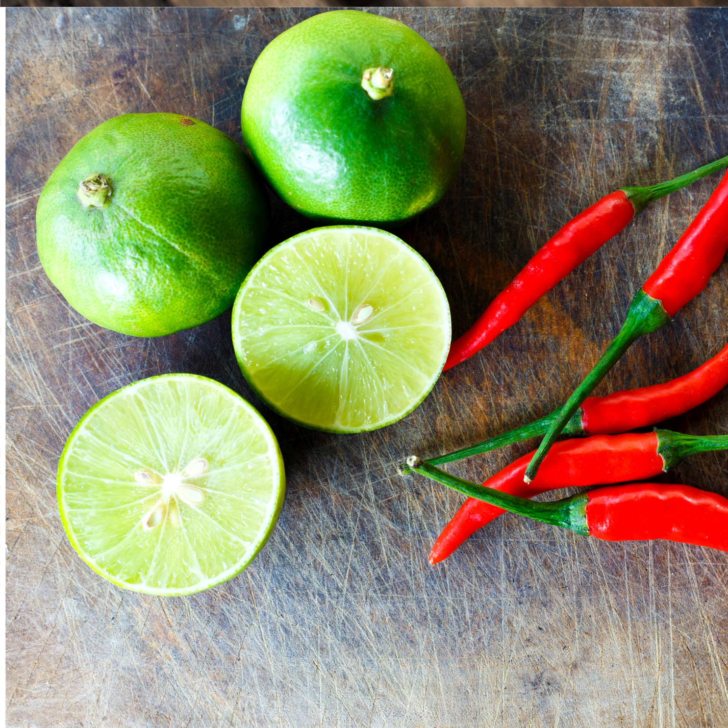 Mariage insolite : piment et citron vert