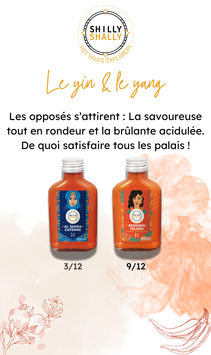 Le yin et le yang - Lot de 2 sauces