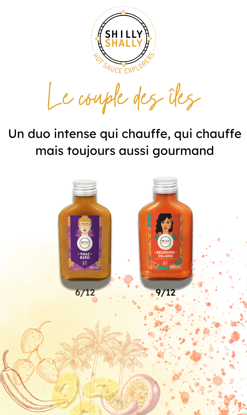 Le couple des îles - Lot de 2 sauces