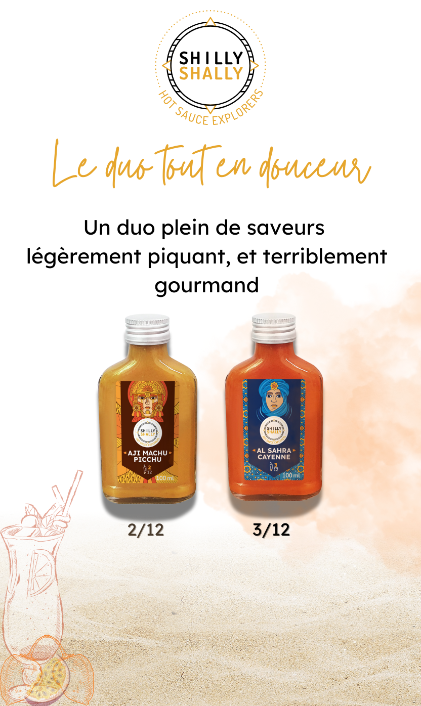 Le duo tout en douceur - Lot de 2 sauces