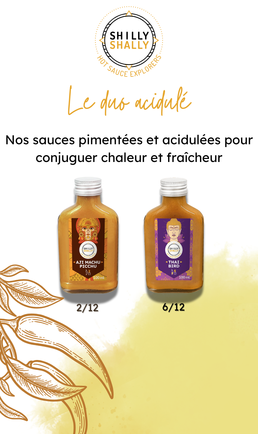 Le duo acidulé - Lot de 2 sauces