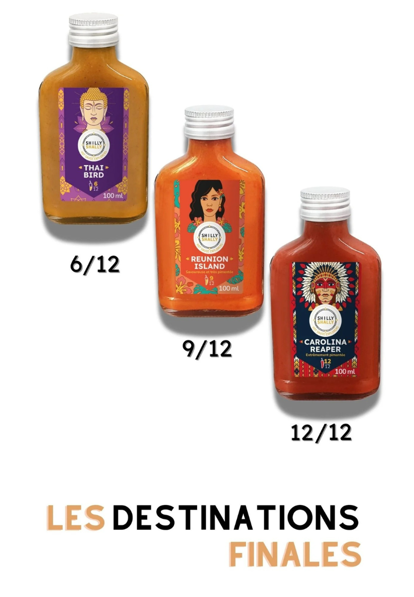 Destinations Finales - Coffret de 3 sauces pimentées