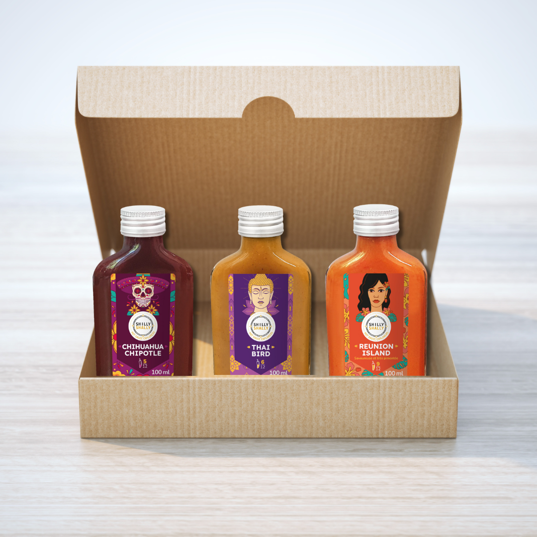 Coffret cadeau de 3 sauces - Les escales incontournables